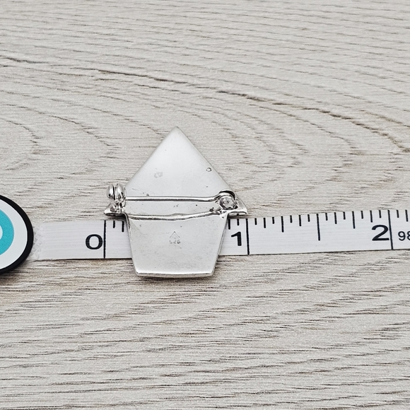 Silpada Rare Sterling Silver Brass Copper Cat Dog Heart House Pin Brooch FFI664 - Picture 13 of 16